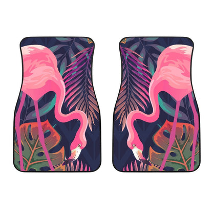 Flamingo Tropical Pattern Car Floor Mats