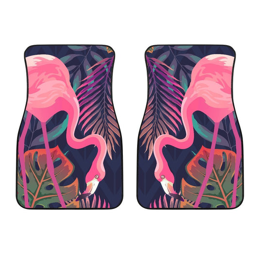 Flamingo Tropical Pattern Car Floor Mats