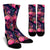 Flamingo Tropical Pattern Crew Socks