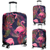 Flamingo Tropical Pattern Luggage Cover Protector