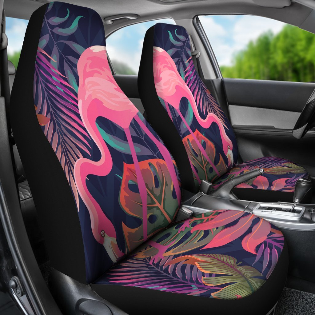 Flamingo Tropical Pattern Universal Fit Car Seat Covers
