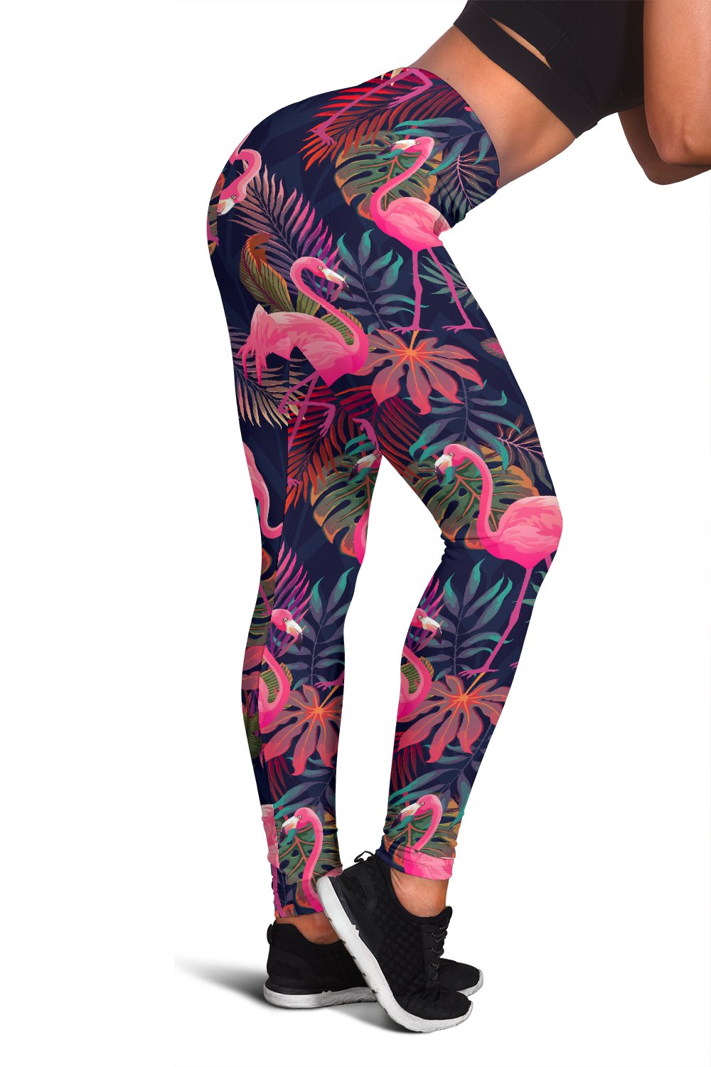 Flamingo Pink Scene Women Leggings