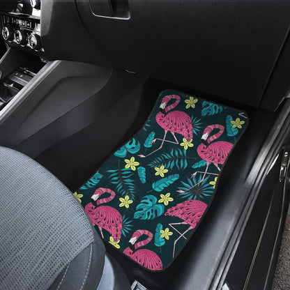 Flamingo Print Pattern Car Floor Mats