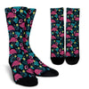 Flamingo Print Pattern Crew Socks