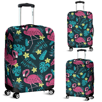 Flamingo Print Pattern Luggage Cover Protector