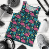 Flamingo Print Pattern Men Tank Top