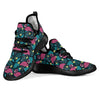 Flamingo Print Pattern Mesh Knit Sneakers Shoes