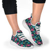 Flamingo Print Pattern Mesh Knit Sneakers Shoes