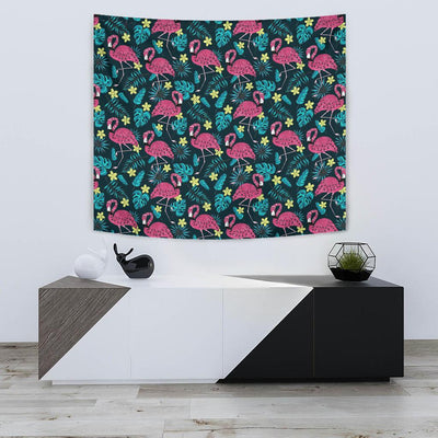 Flamingo Print Pattern Tapestry