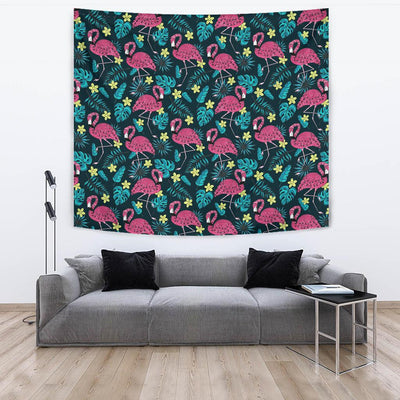 Flamingo Print Pattern Tapestry