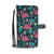 Flamingo Print Pattern Wallet Phone Case