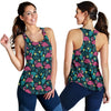 Flamingo Print Pattern Women Racerback Tank Top