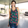 Flamingo Print Pattern Women Racerback Tank Top