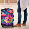 Flamingo Tropical Flower Luggage Cover Protector
