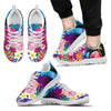 Flamingo Tropical Flower Men Sneakers