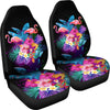 Flamingo Tropical Flower Universal Fit Car Seat Covers