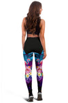 Flamingo Purple Jungle Women Leggings