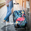 Flamingo Red Hibiscus Luggage Cover Protector