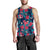 Flamingo Red Hibiscus Pattern Men Tank Top