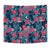 Flamingo Red Hibiscus Pattern Tapestry