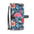 Flamingo Red Hibiscus Wallet Phone Case