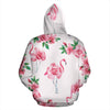 Flamingo Rose Pattern All Over Print Hoodie