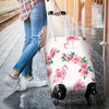 Flamingo Rose Pattern Luggage Cover Protector