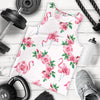 Flamingo Rose Pattern Men Tank Top