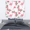 Flamingo Rose Pattern Tapestry