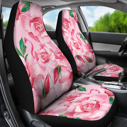 Flamingo Rose Pattern Universal Fit Car Seat Covers