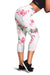 Flamingo Rose Pattern Women Capris