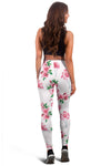 Flamingo Rose Pattern Women Leggings