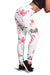 Flamingo Rose Pattern Women Leggings