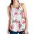 Flamingo Rose Pattern Women Racerback Tank Top