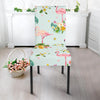 Flamingo Sweet Pattern Dining Chair Slipcover-JORJUNE.COM
