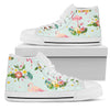 Flamingo Sweet Pattern Men High Top Shoes