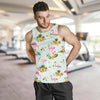 Flamingo Sweet Pattern Men Tank Top