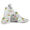 Flamingo Sweet Pattern Mesh Knit Sneakers Shoes