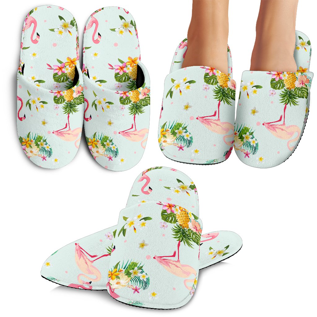 Flamingo Sweet Pattern Slippers
