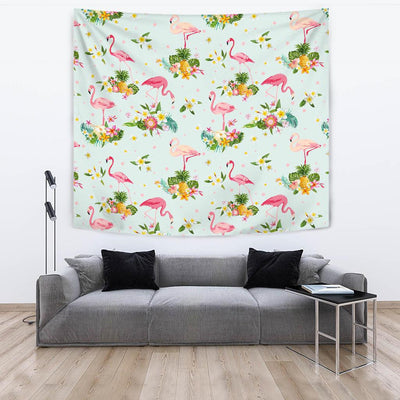 Flamingo Sweet Pattern Tapestry