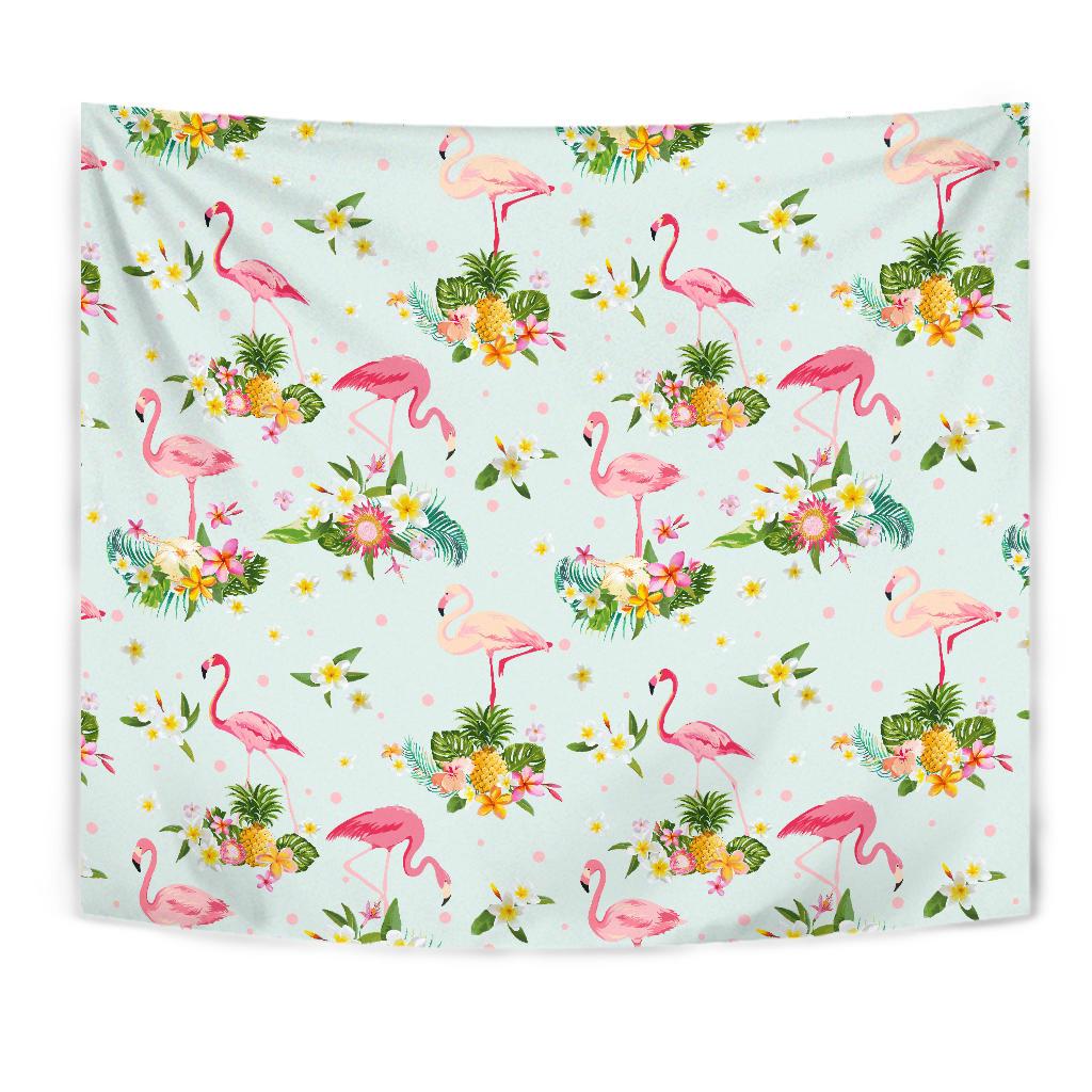 Flamingo Sweet Pattern Tapestry