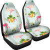 Flamingo Tropical Flower Pattern Universal Fit Car Seat Covers