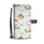 Flamingo Tropical Flower Pattern Wallet Phone Case