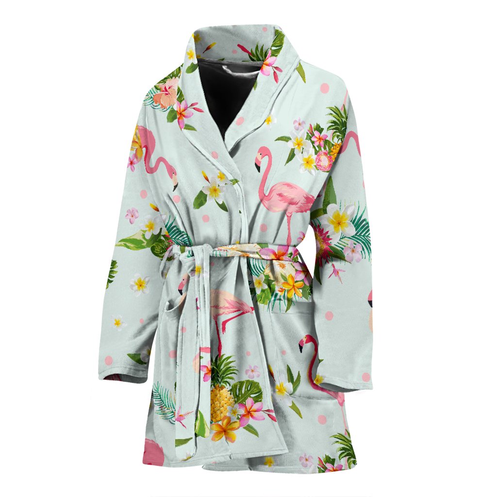 Flamingo Sweet Pattern Women Bathrobe – JorJune