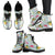 Flamingo Sweet Pattern Women Leather Boots