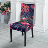 Flamingo Tropical Pattern Dining Chair Slipcover-JORJUNE.COM