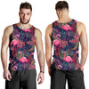 Flamingo Tropical Pattern Men Tank Top