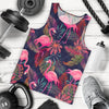 Flamingo Tropical Pattern Men Tank Top