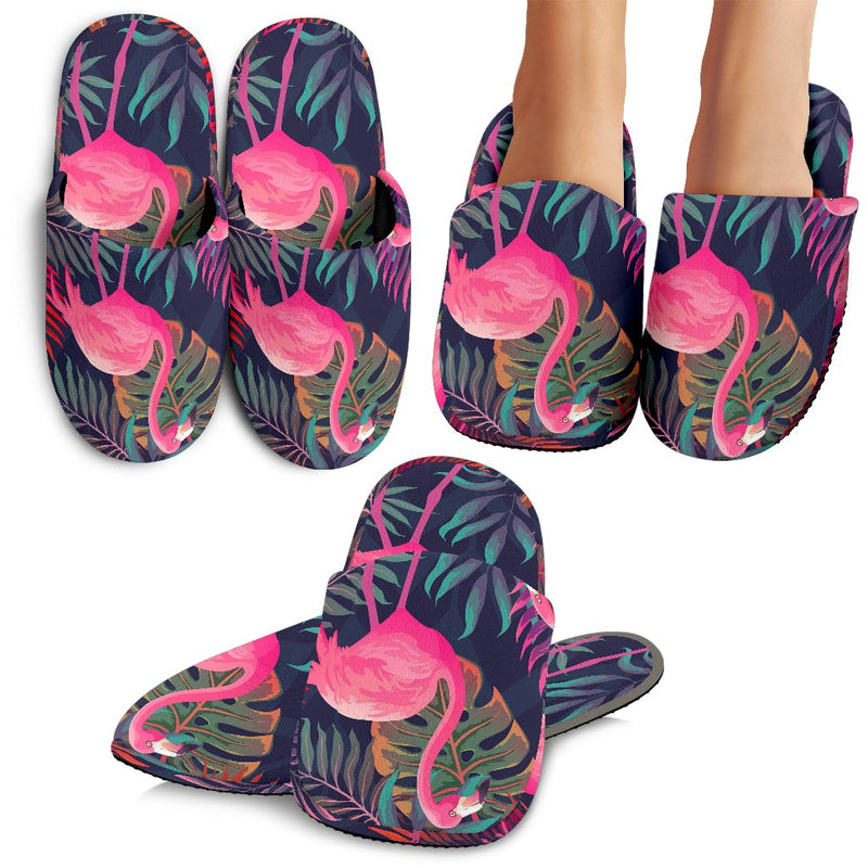 Flamingo Tropical Pattern Slippers
