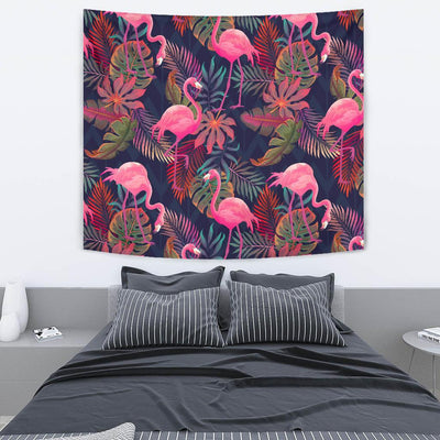 Flamingo Tropical Pattern Tapestry